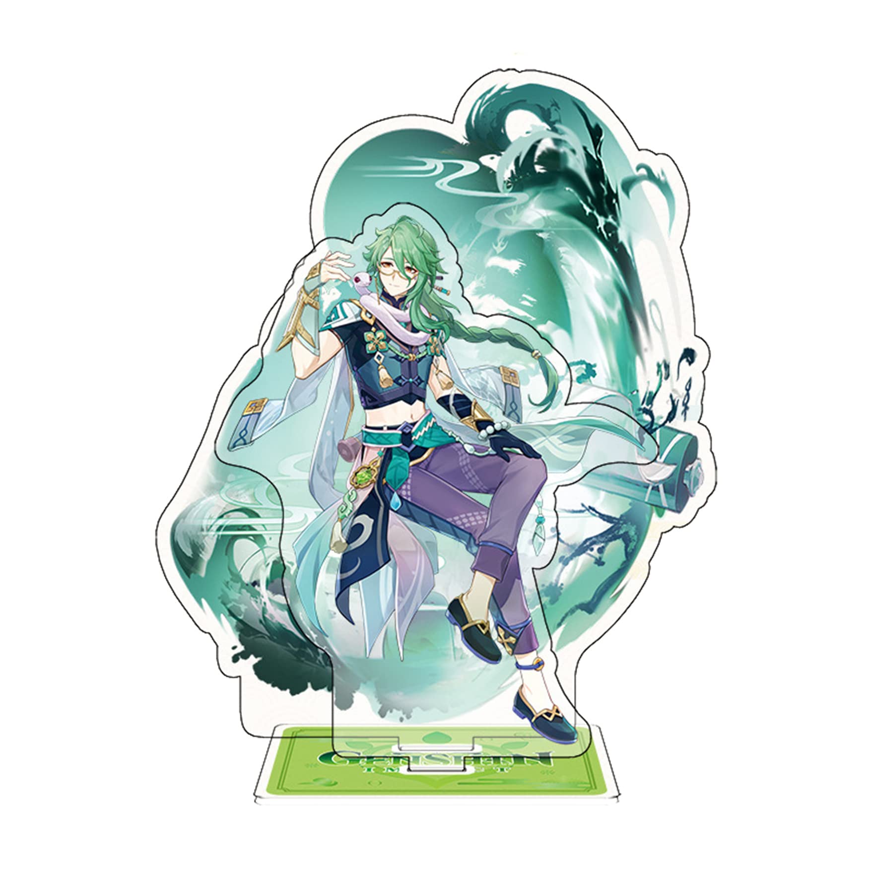 Amazon | Wanqian アクリルスタンド 白朮 原神 キャラ 15㎝ 18